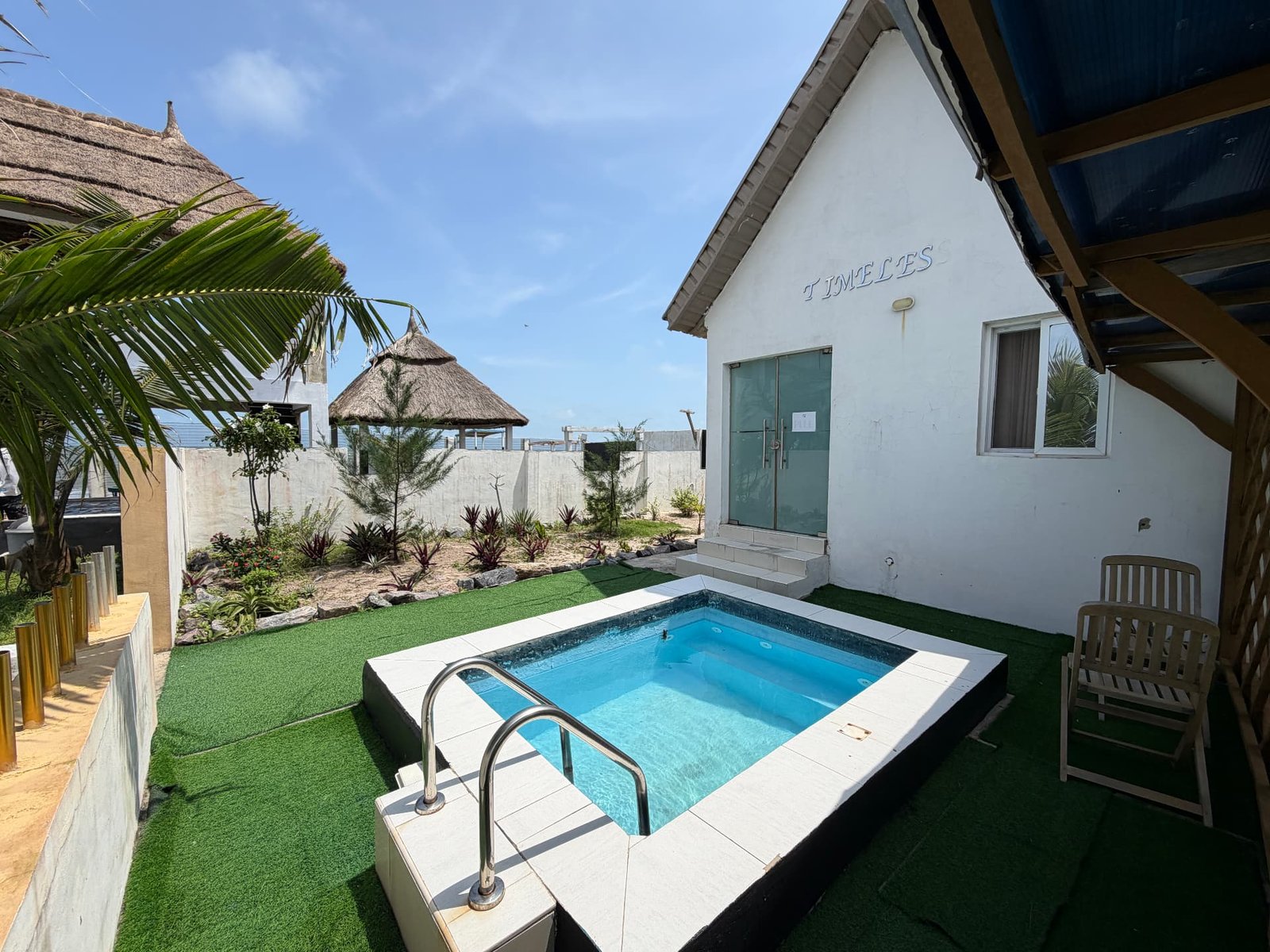 The private plunge pool at the door - Aqua Suite at Timeless Haven & Cottage, photo 1 of 6
